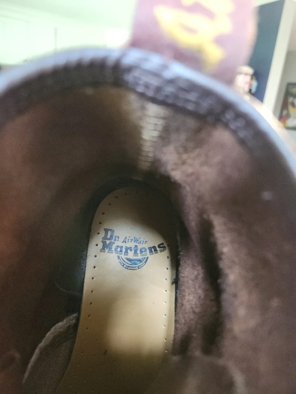 Doc Martens 1460 Crazy Horse Brown Leather Boots Mens 7 Women's 8 Original Box📦